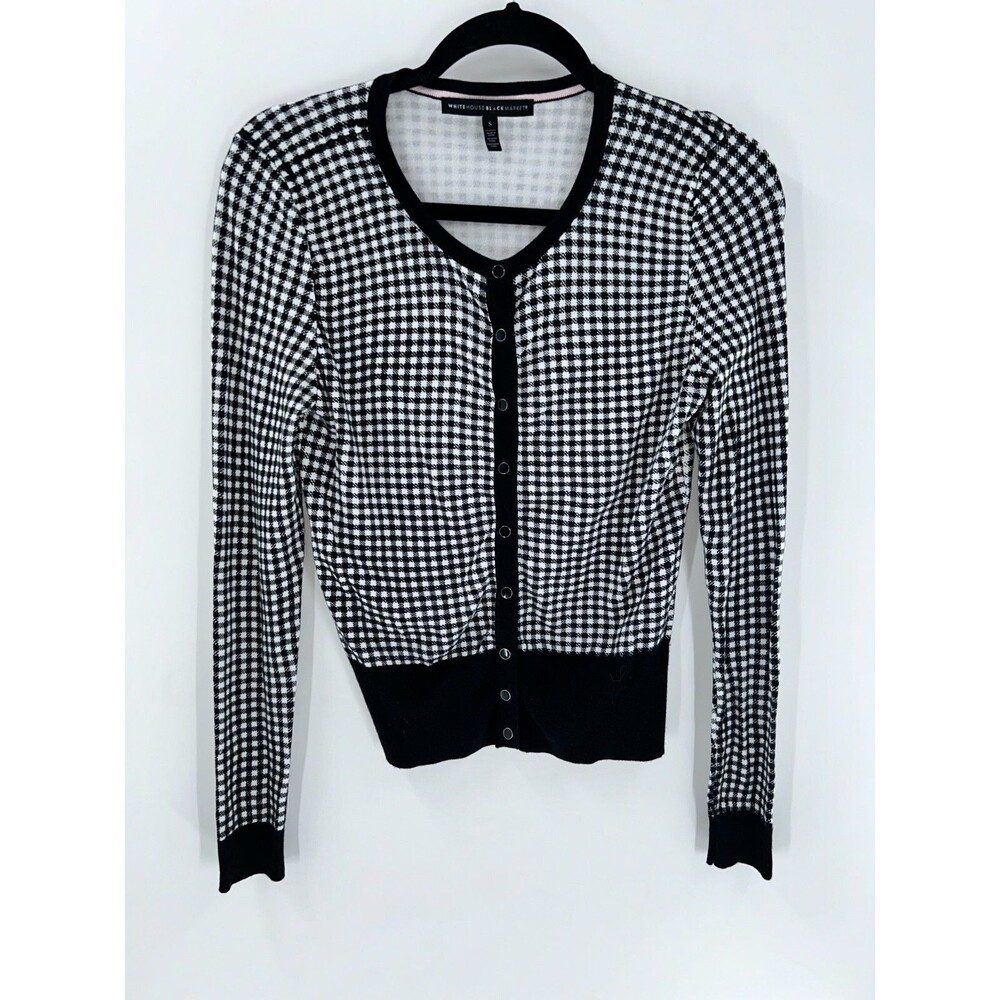 Women's White House Black Market Snap Front Cardigan Sweater Size S